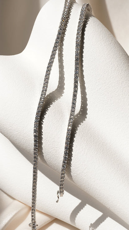 1.185 TCW Marquise Lab Grown Diamond Cluster Necklace