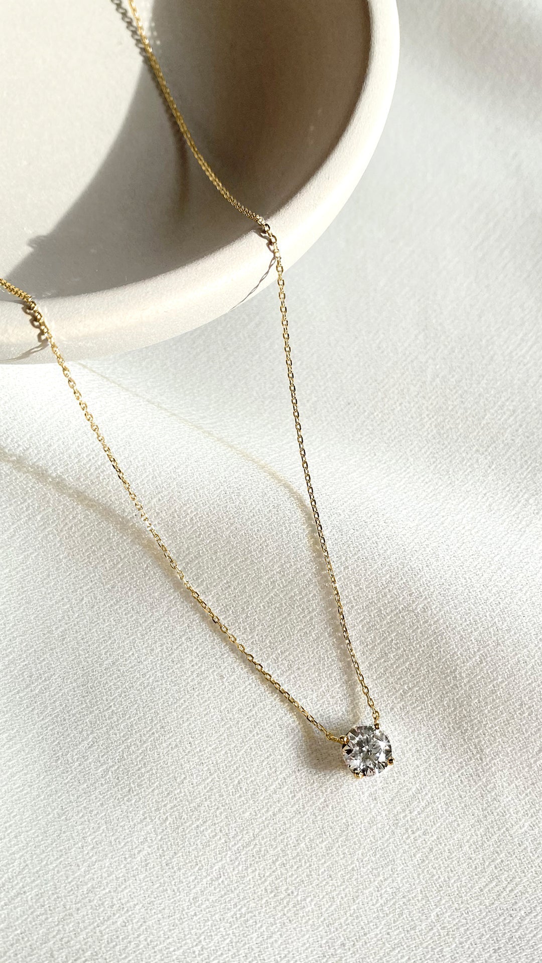 1.185 TCW Marquise Lab Grown Diamond Cluster Necklace