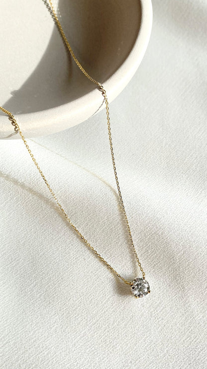 1.185 TCW Marquise Lab Grown Diamond Cluster Necklace