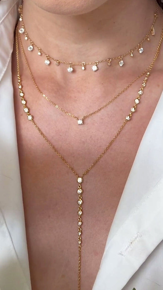 1.185 TCW Marquise Lab Grown Diamond Cluster Necklace