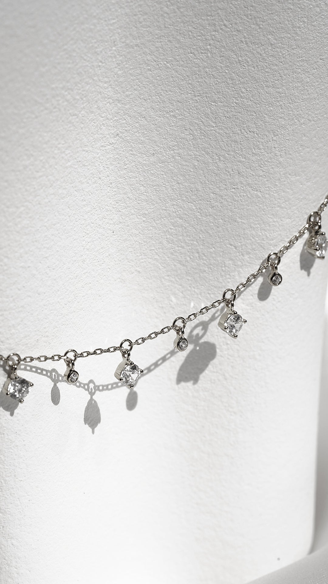 1.185 TCW Marquise Lab Grown Diamond Cluster Necklace