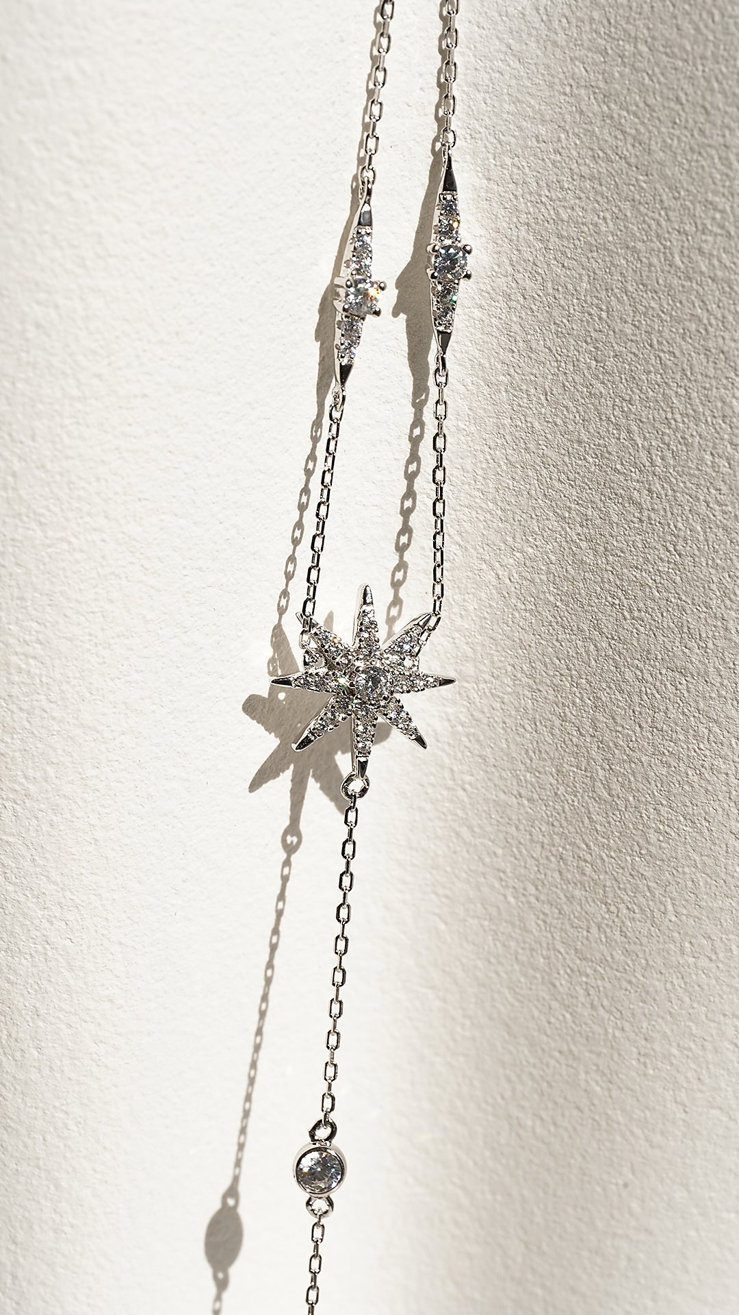 1.185 TCW Marquise Lab Grown Diamond Cluster Necklace