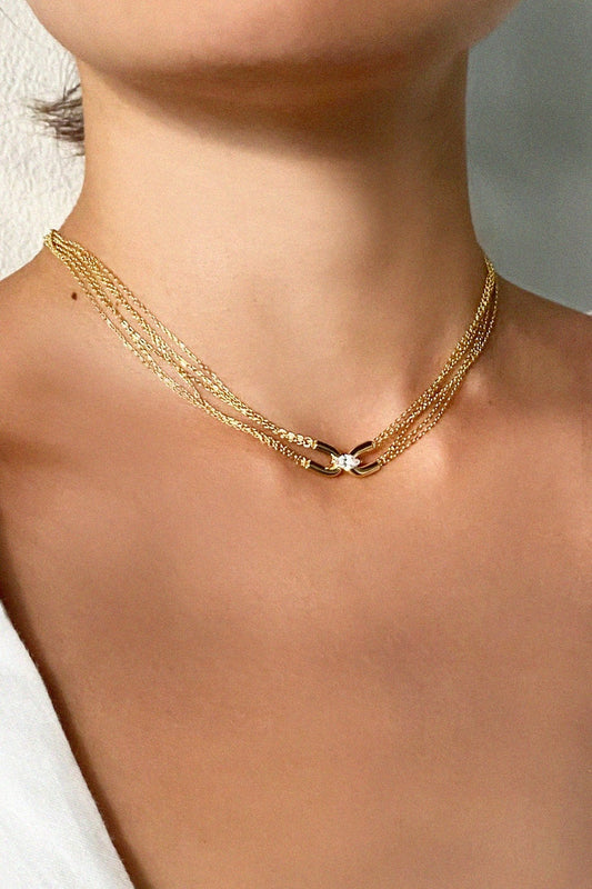0.036 TCW Round Lab Grown Diamond Heart Bracelet
