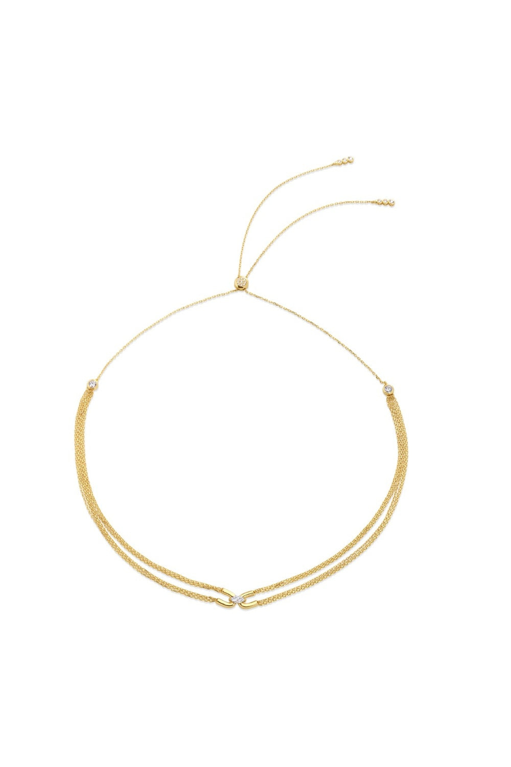 0.036 TCW Round Lab Grown Diamond Heart Bracelet