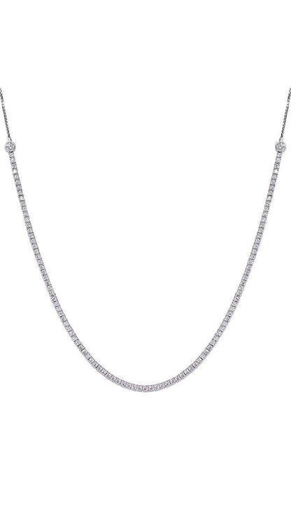 1.185 TCW Marquise Lab Grown Diamond Cluster Necklace