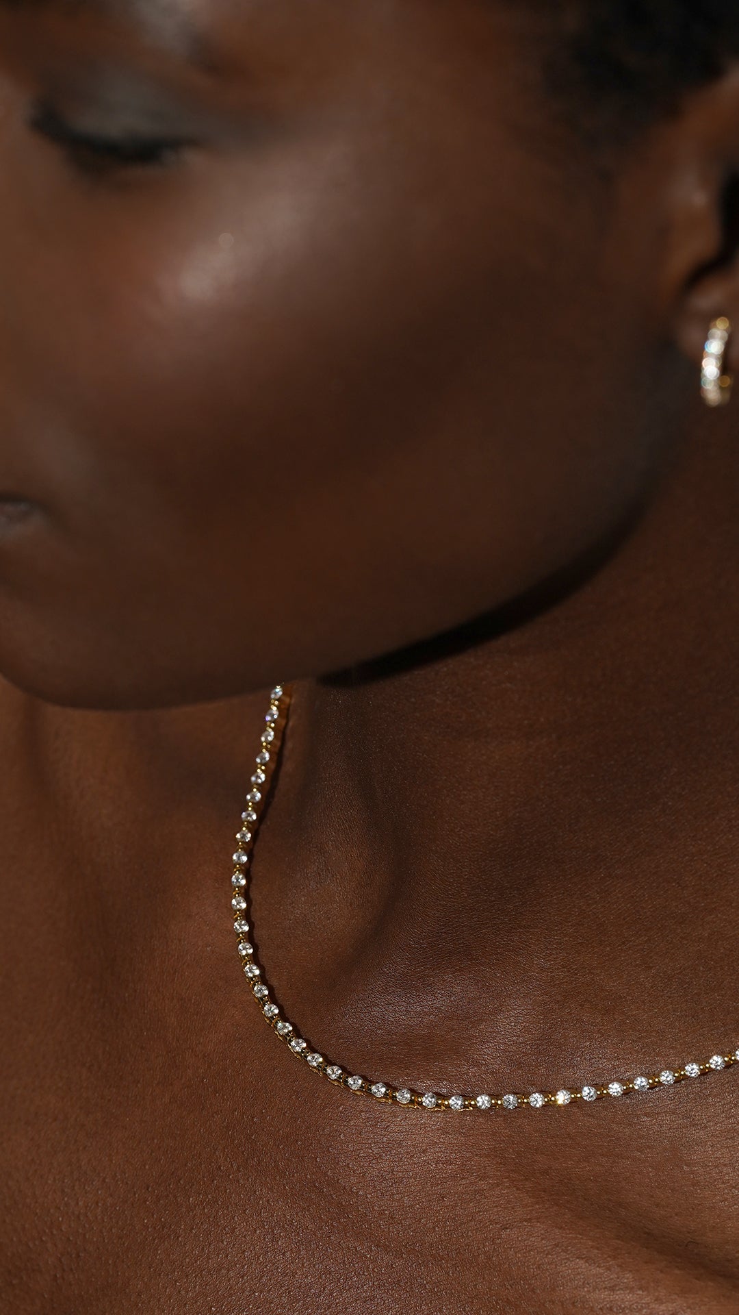 1.185 TCW Marquise Lab Grown Diamond Cluster Necklace