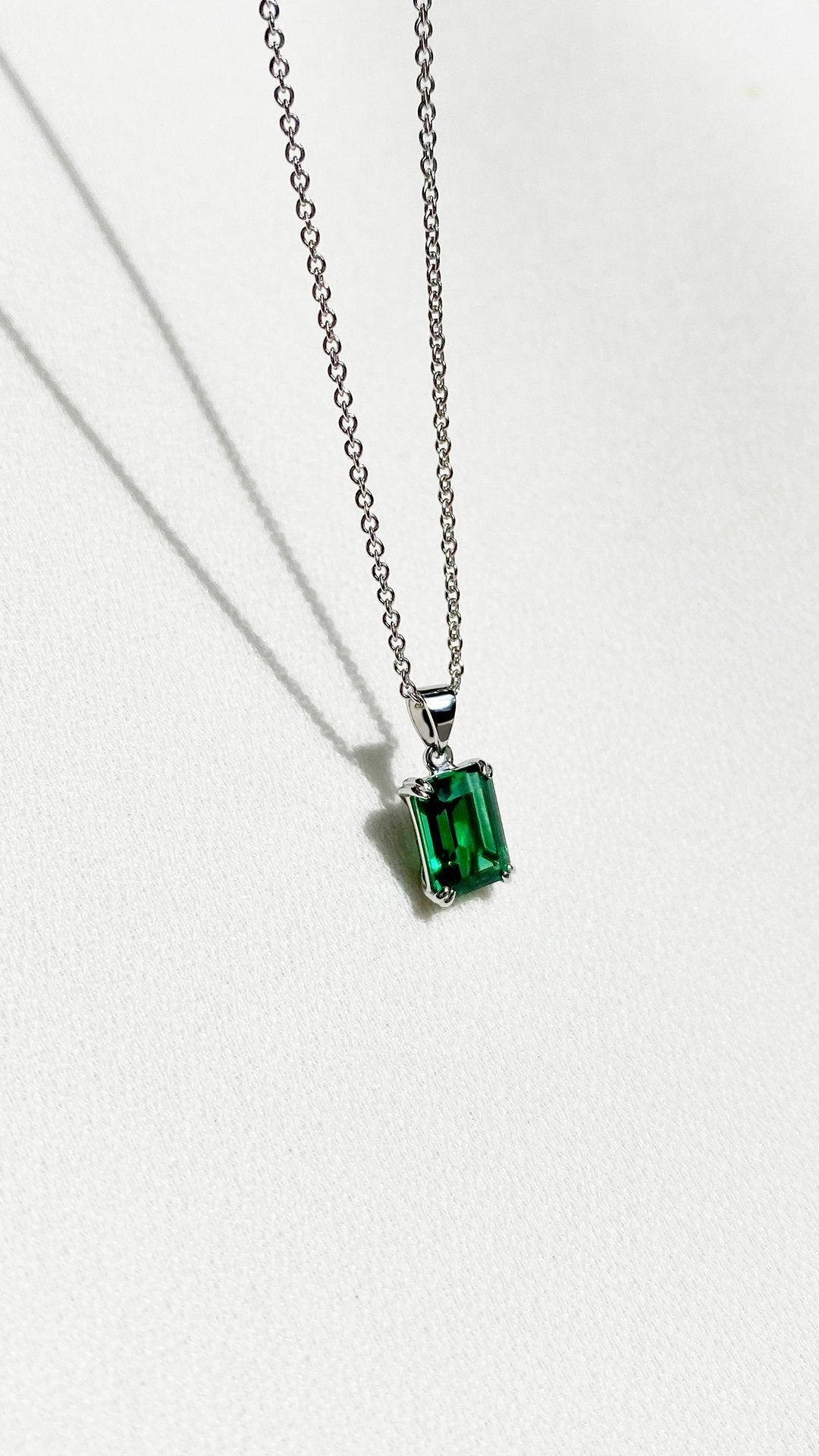 1.185 TCW Marquise Lab Grown Diamond Cluster Necklace