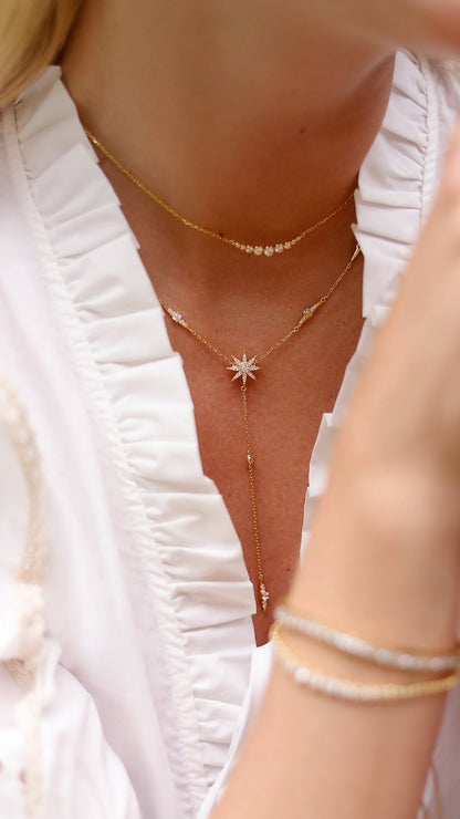 1.185 TCW Marquise Lab Grown Diamond Cluster Necklace
