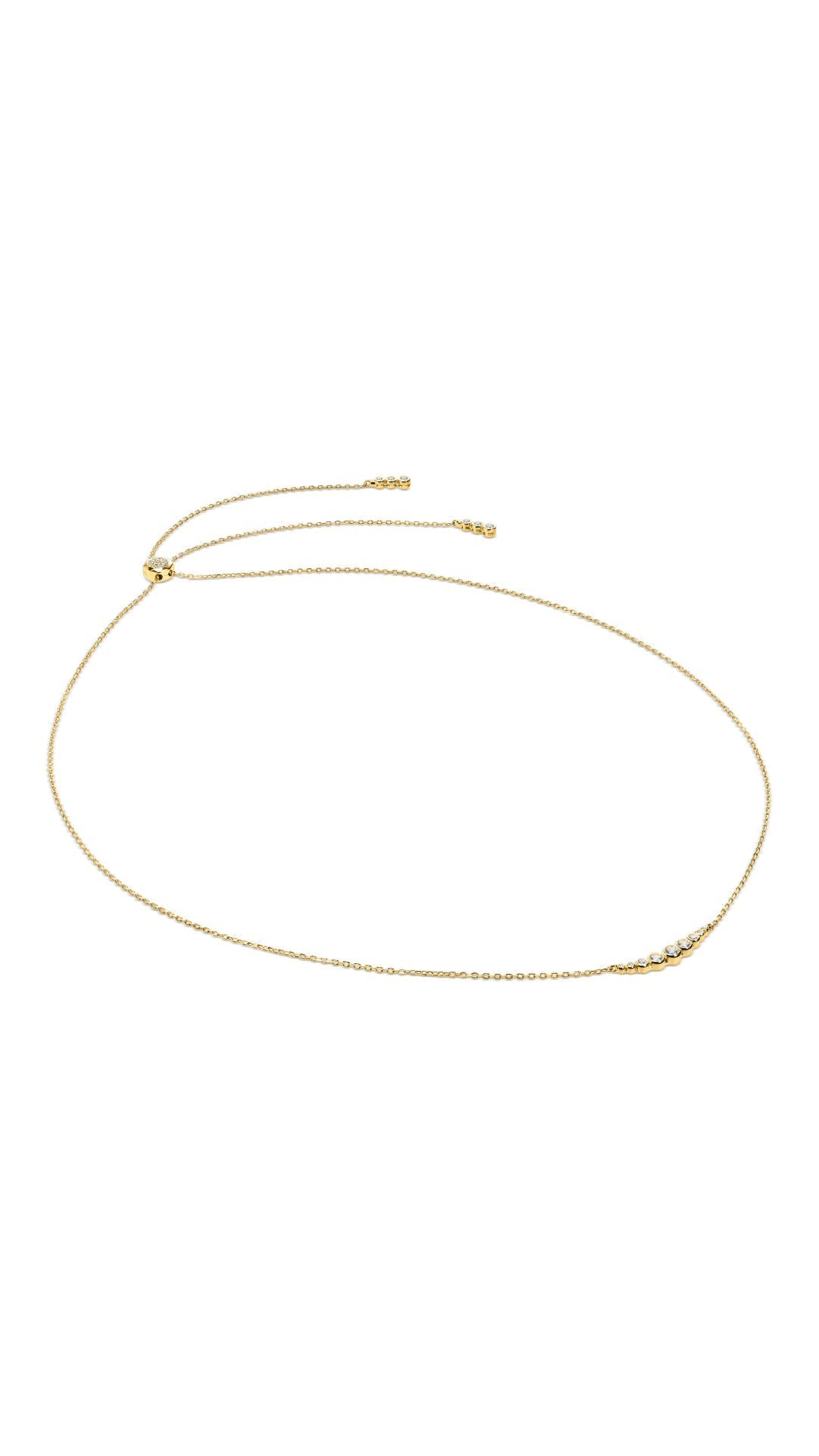 1.185 TCW Marquise Lab Grown Diamond Cluster Necklace