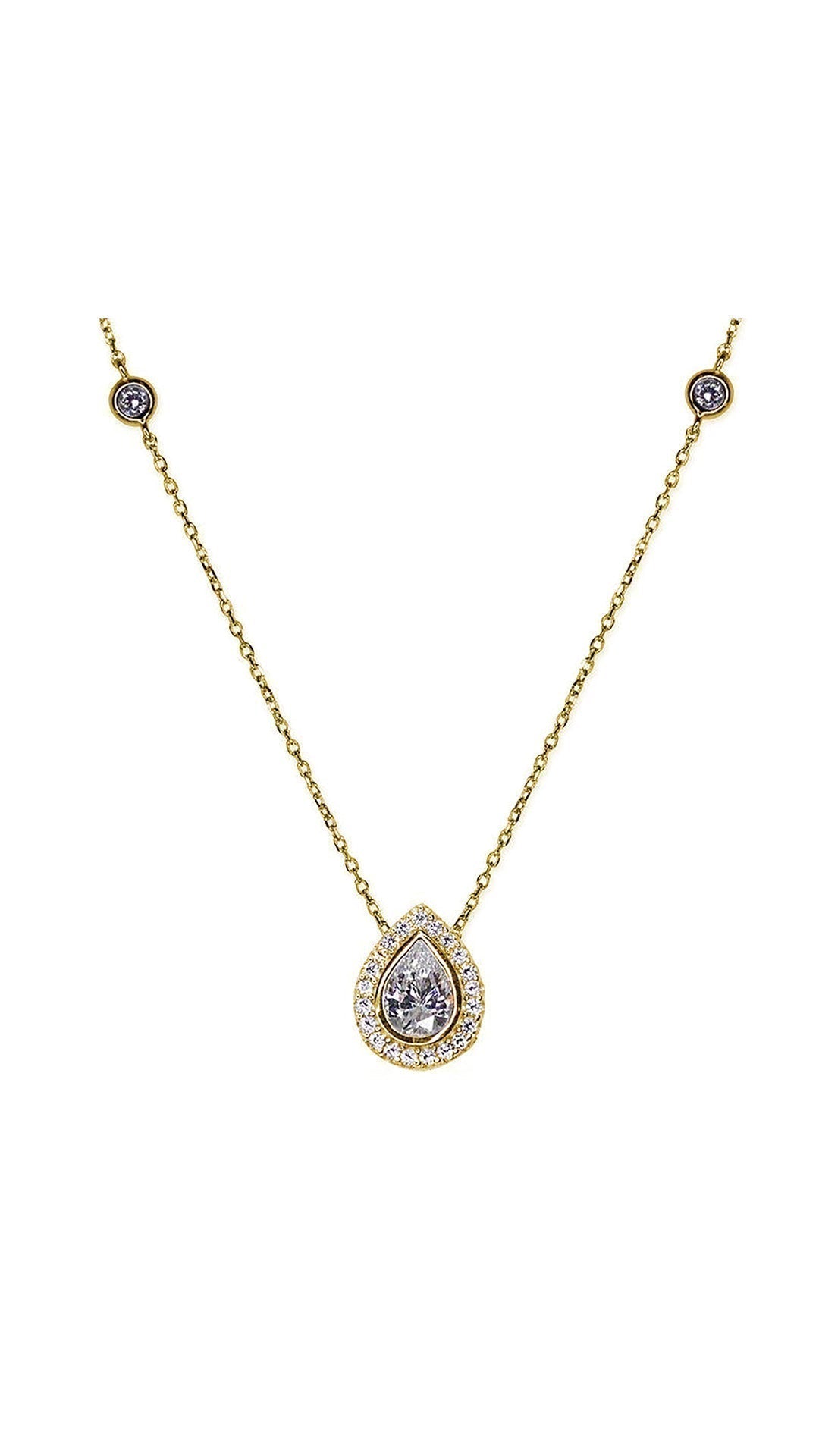 1.185 TCW Marquise Lab Grown Diamond Cluster Necklace