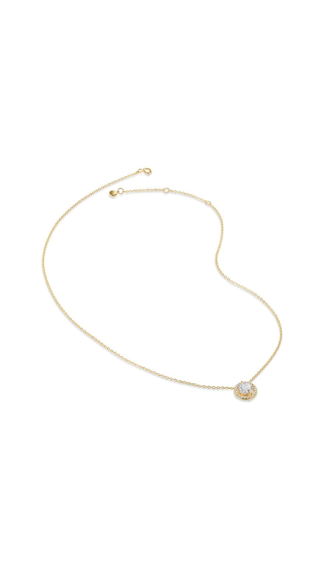 1.185 TCW Marquise Lab Grown Diamond Cluster Necklace
