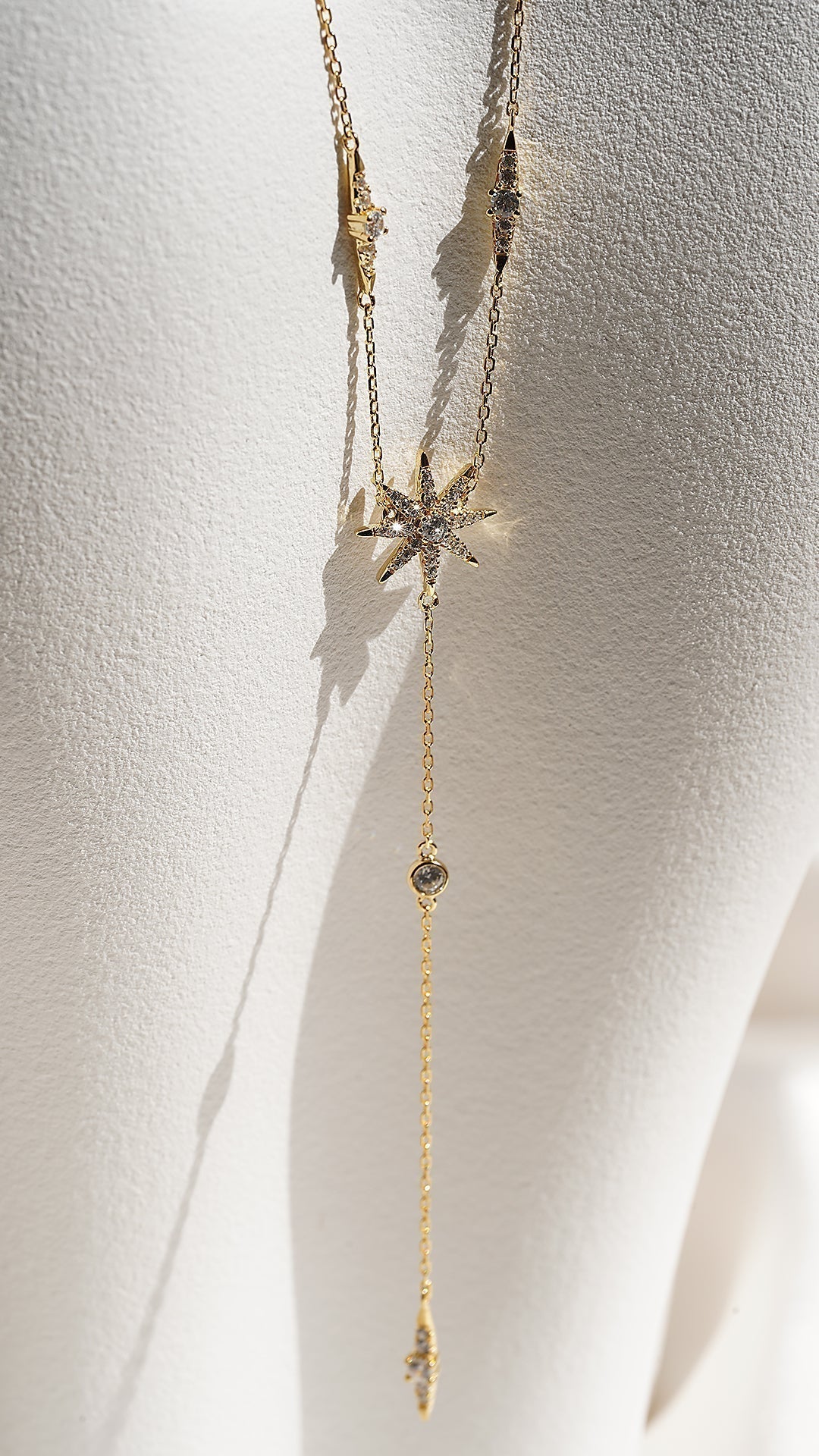 1.185 TCW Marquise Lab Grown Diamond Cluster Necklace
