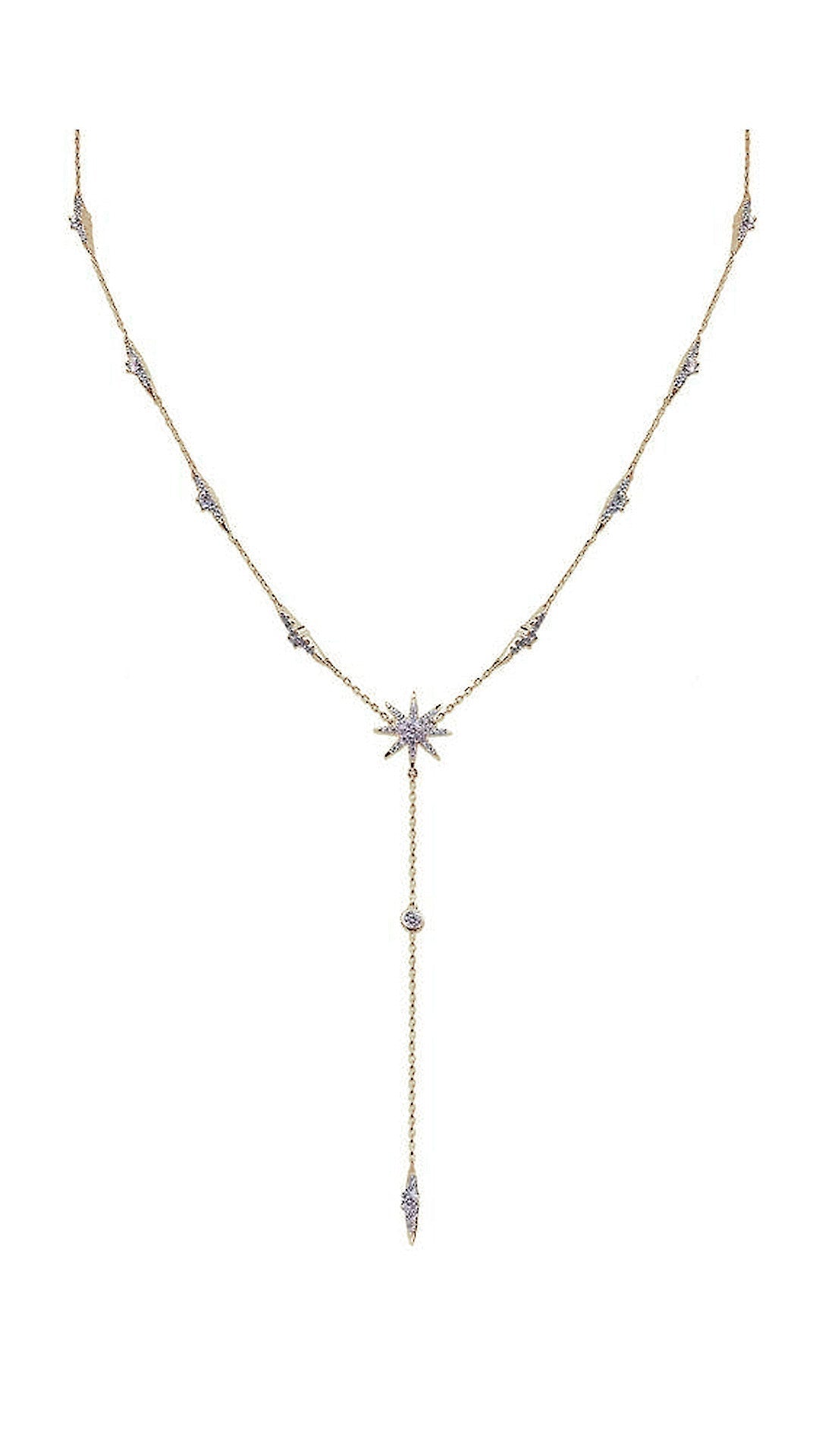 1.185 TCW Marquise Lab Grown Diamond Cluster Necklace