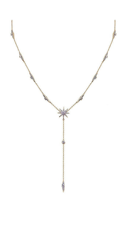 1.185 TCW Marquise Lab Grown Diamond Cluster Necklace
