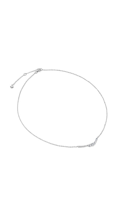 1.185 TCW Marquise Lab Grown Diamond Cluster Necklace