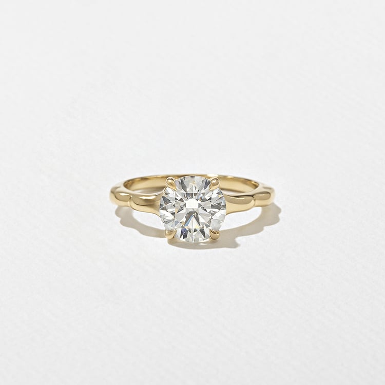 1.81 CT Round Solitaire Lab Grown Diamond Engagement Ring