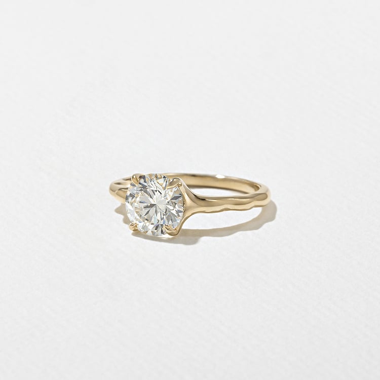 1.81 CT Round Solitaire Lab Grown Diamond Engagement Ring