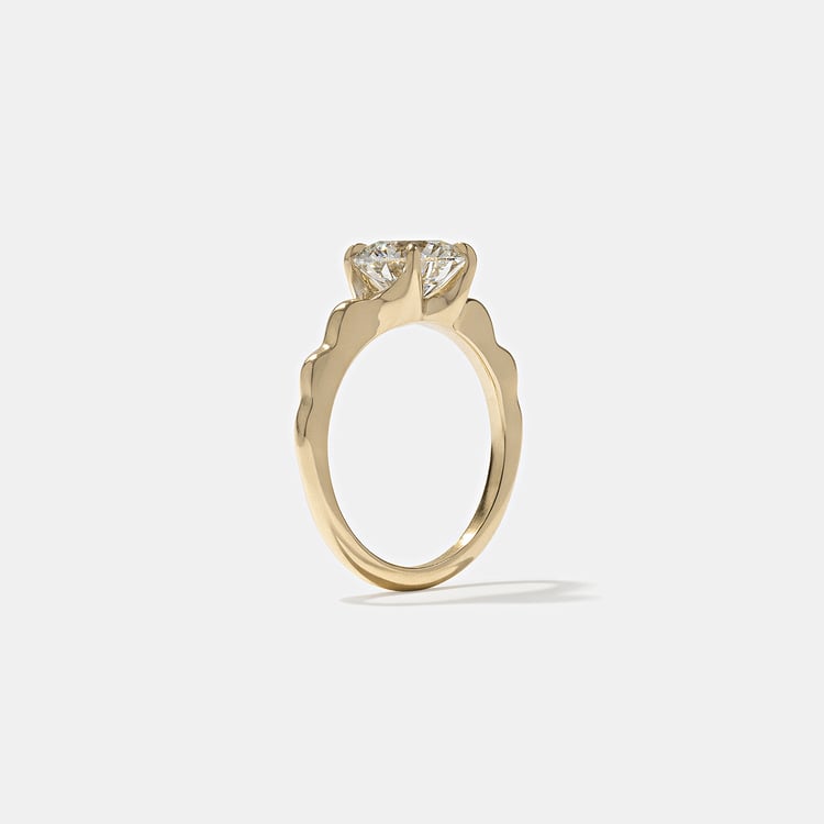 1.81 CT Round Solitaire Lab Grown Diamond Engagement Ring
