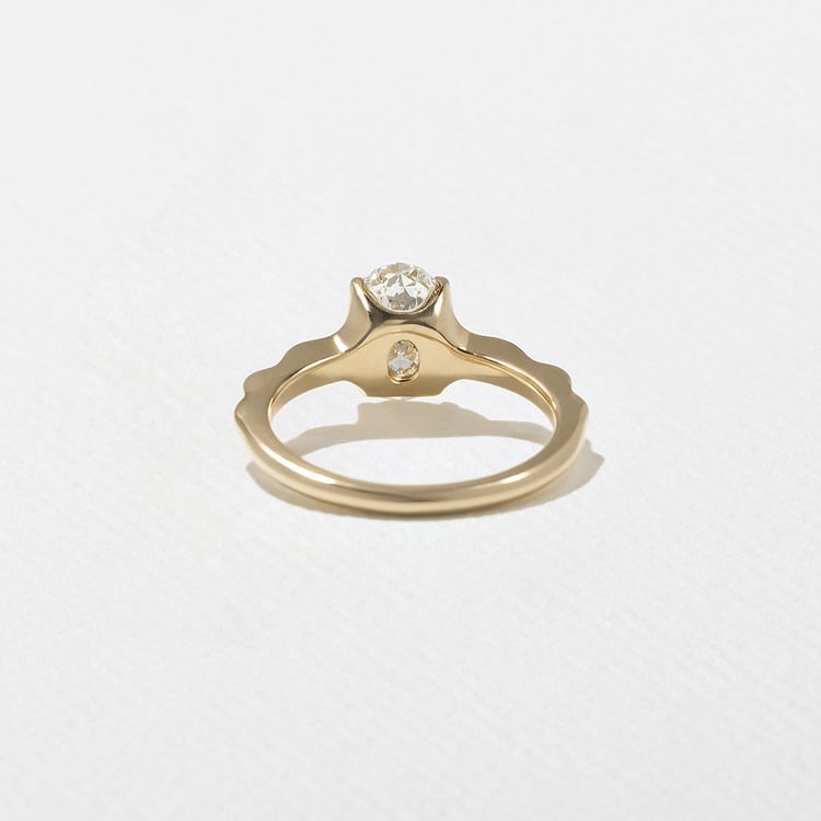 1.81 CT Oval Solitaire Lab Grown Diamond Engagement Ring