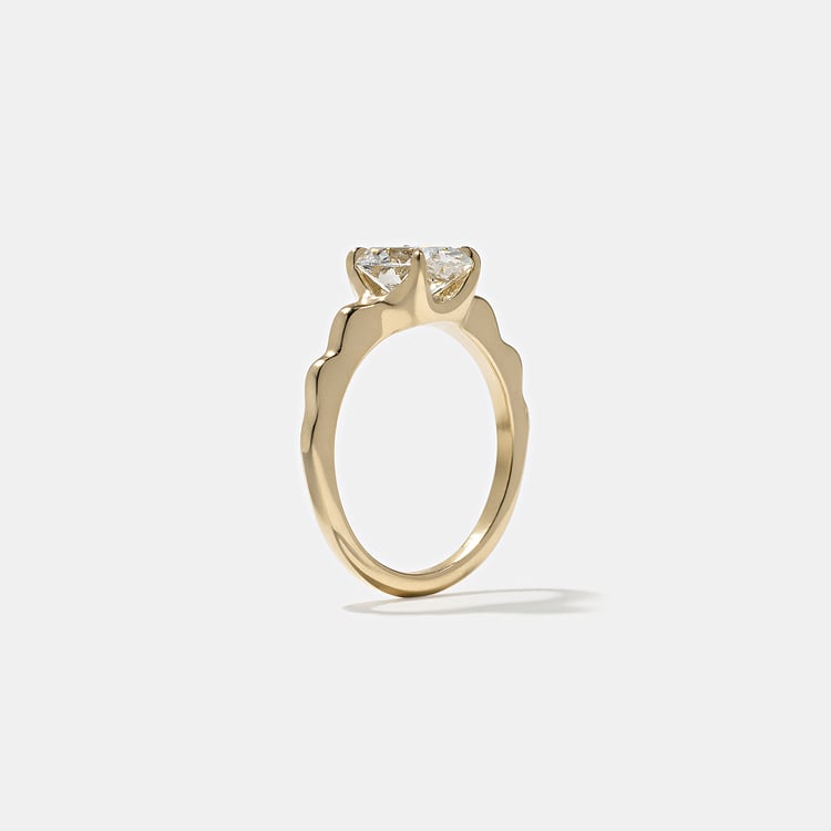 1.81 CT Oval Solitaire Lab Grown Diamond Engagement Ring