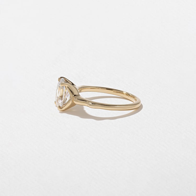 1.60 CT Antique Cushion Solitaire Lab Grown Diamond Engagement Ring