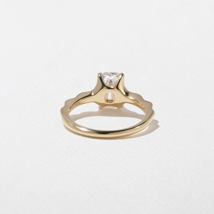1.60 CT Antique Cushion Solitaire Lab Grown Diamond Engagement Ring