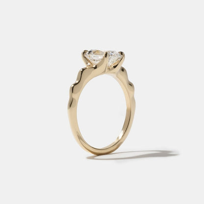 1.60 CT Antique Cushion Solitaire Lab Grown Diamond Engagement Ring