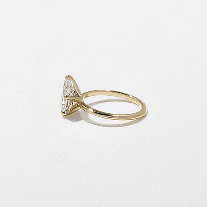 2.15 CT Pear Solitaire Lab Grown Diamond Engagement Ring