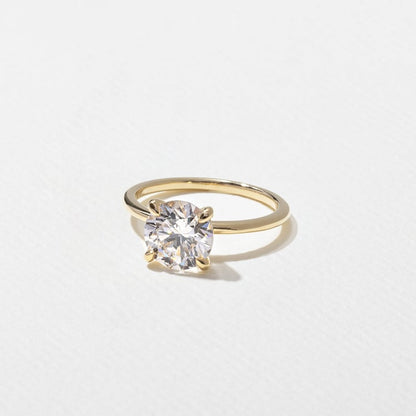 2.02 CT Round Solitaire Lab Grown Diamond Engagement Ring