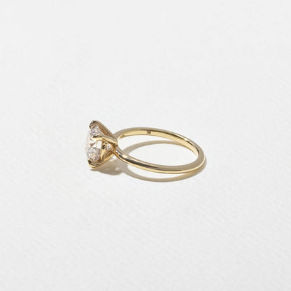 2.02 CT Round Solitaire Lab Grown Diamond Engagement Ring