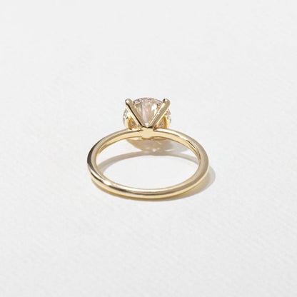 2.02 CT Round Solitaire Lab Grown Diamond Engagement Ring