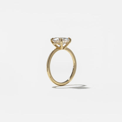 2.02 CT Round Solitaire Lab Grown Diamond Engagement Ring