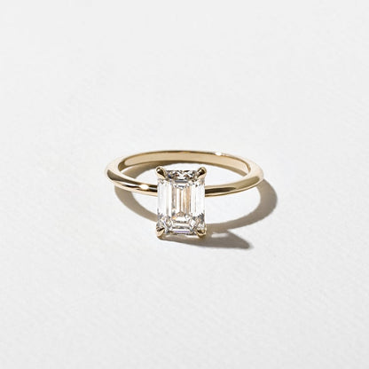 1.96 CT Antique Oval Solitaire Lab Grown Diamond Engagement Ring