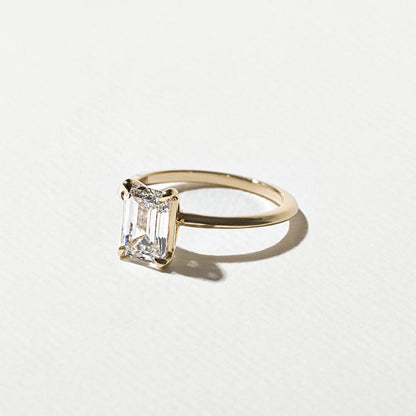 1.96 CT Antique Oval Solitaire Lab Grown Diamond Engagement Ring