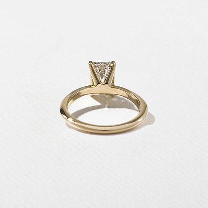 1.96 CT Antique Oval Solitaire Lab Grown Diamond Engagement Ring