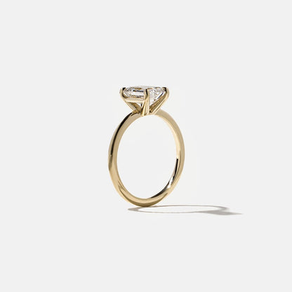 1.96 CT Antique Oval Solitaire Lab Grown Diamond Engagement Ring