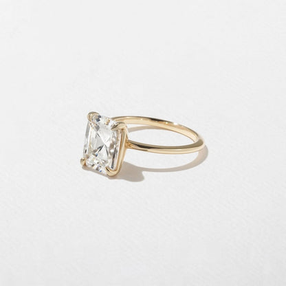 3.01 CT Antique Cushion Solitaire Lab Grown Diamond Engagement Ring