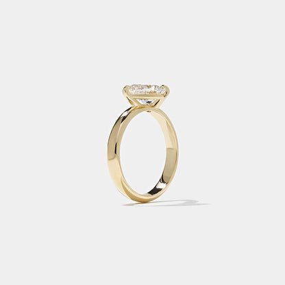1.58 CT Pear East-West Solitaire Lab Grown Diamond Engagement Ring