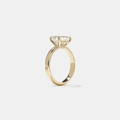 2.03 CT Emerald Cut East-West Solitaire Lab Grown Diamond Engagement Ring