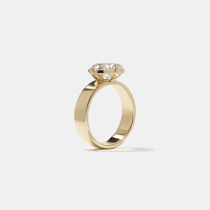 1.97 CT Oval Solitaire Lab Grown Diamond Engagement Ring
