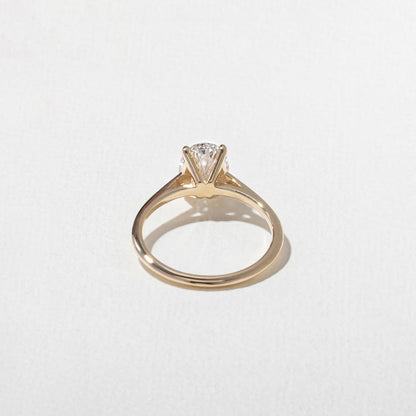 1.58 CT Oval Solitaire Lab Grown Diamond Engagement Ring