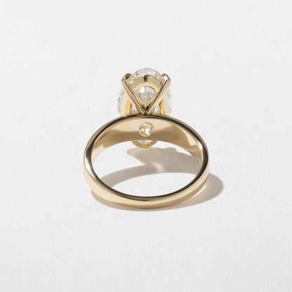 2.5 CT Marquise Solitaire Lab Grown Diamond Engagement Ring