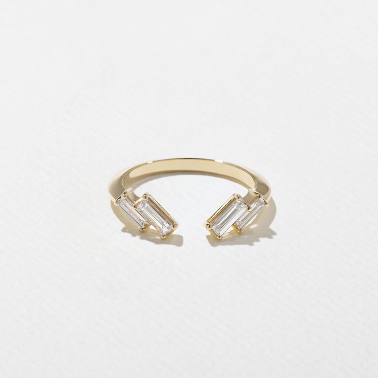 0.46 TCW Baguette Lab Grown Diamond Wedding Band