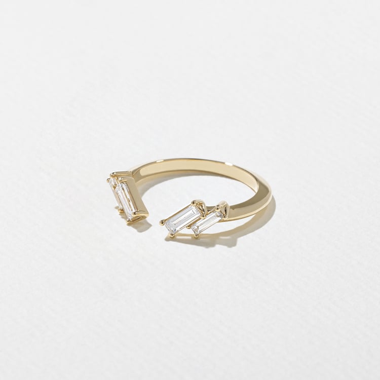 0.46 TCW Baguette Lab Grown Diamond Wedding Band