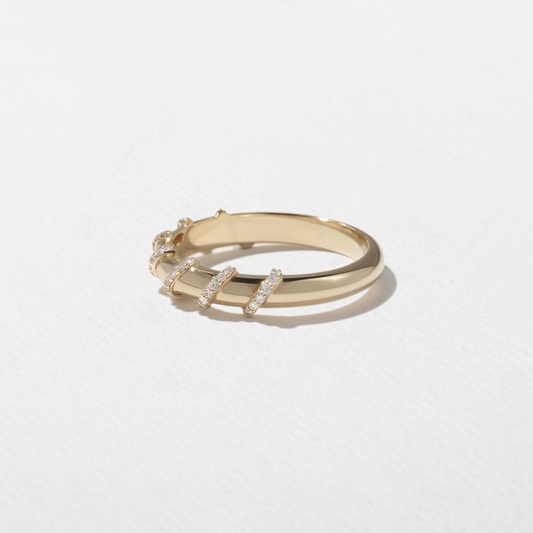 0.15 TCW Round Eternity Lab Grown Diamond Wedding Band