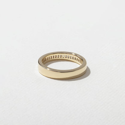 0.75 TCW Tapered Baguette Eternity Lab Grown Diamond Wedding Band