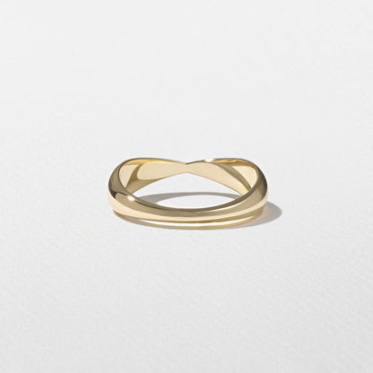 Sonora Curved Wedding Band