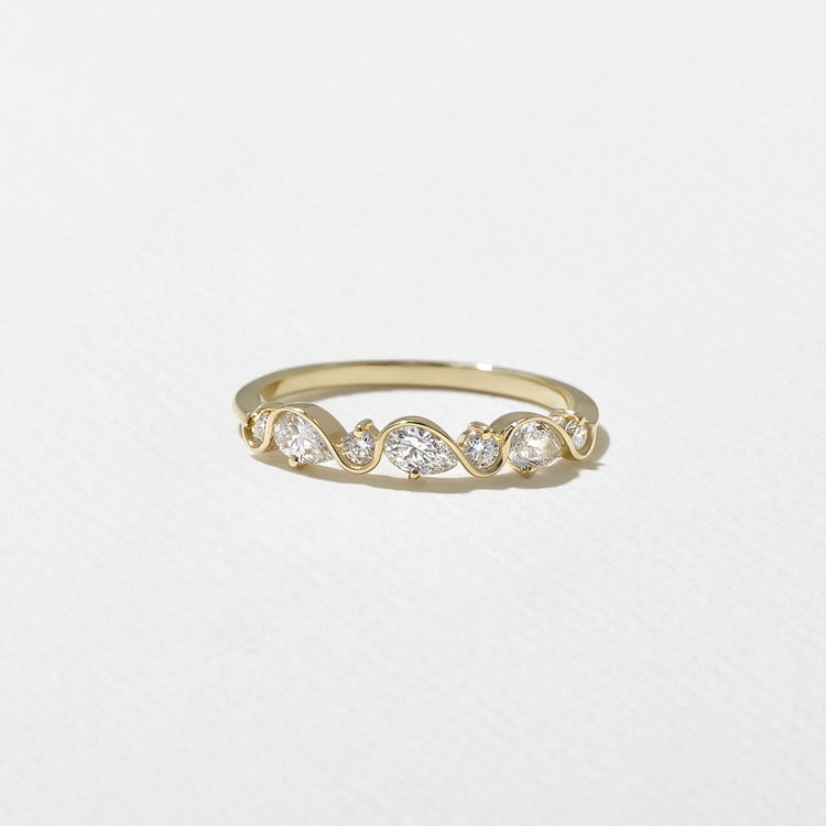 0.30 TCW Round Eternity Lab Grown Diamond Wedding Band