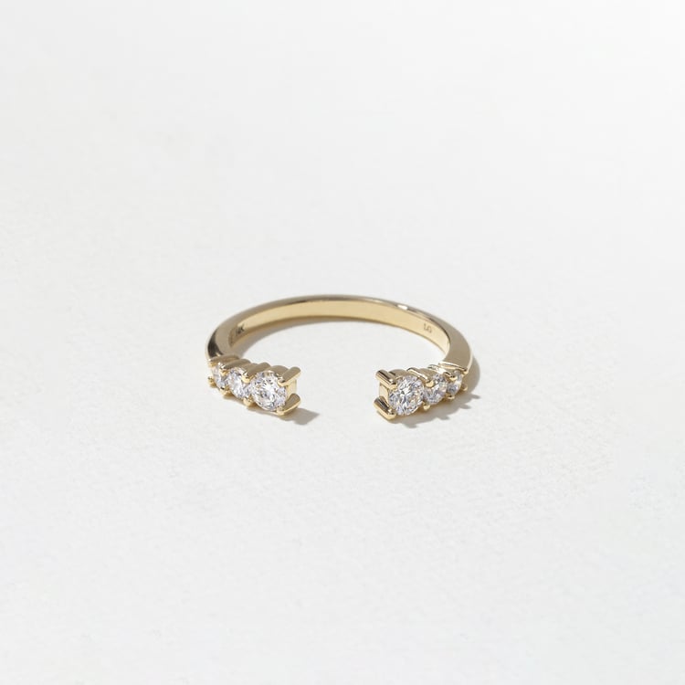 0.38 TCW Emerald Eternity Lab Grown Diamond Wedding Band
