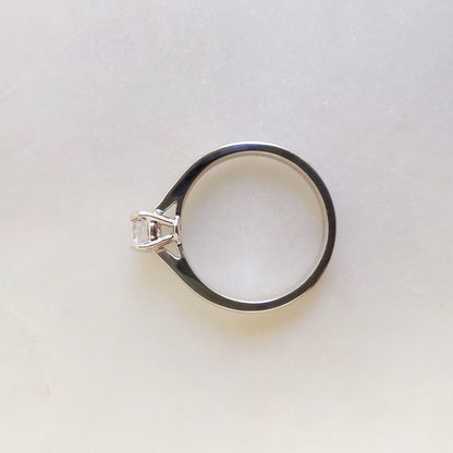 0.27 CT Round Solitaire CVD G/VS2 Diamond Engagement Ring 3